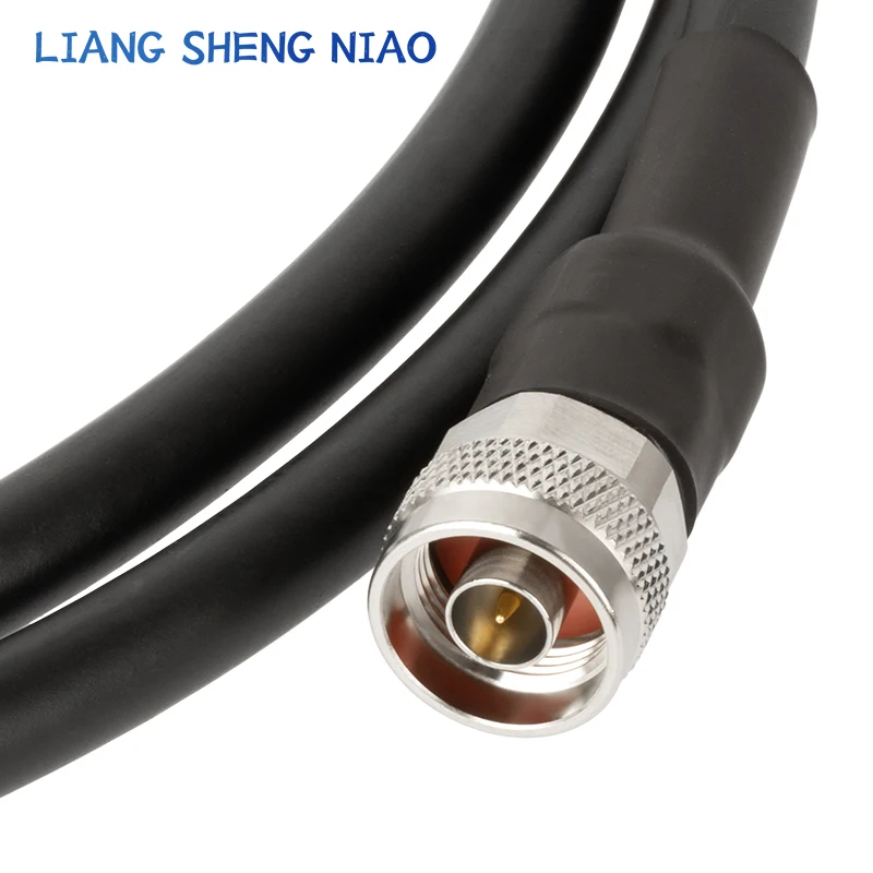 RG8U Double N Jump line High-Quality Dual N Male to N Male Coaxial Pigtail Jumper RG8 RG8/U LMR400 SYWV50-7 7D-FB extend Cable