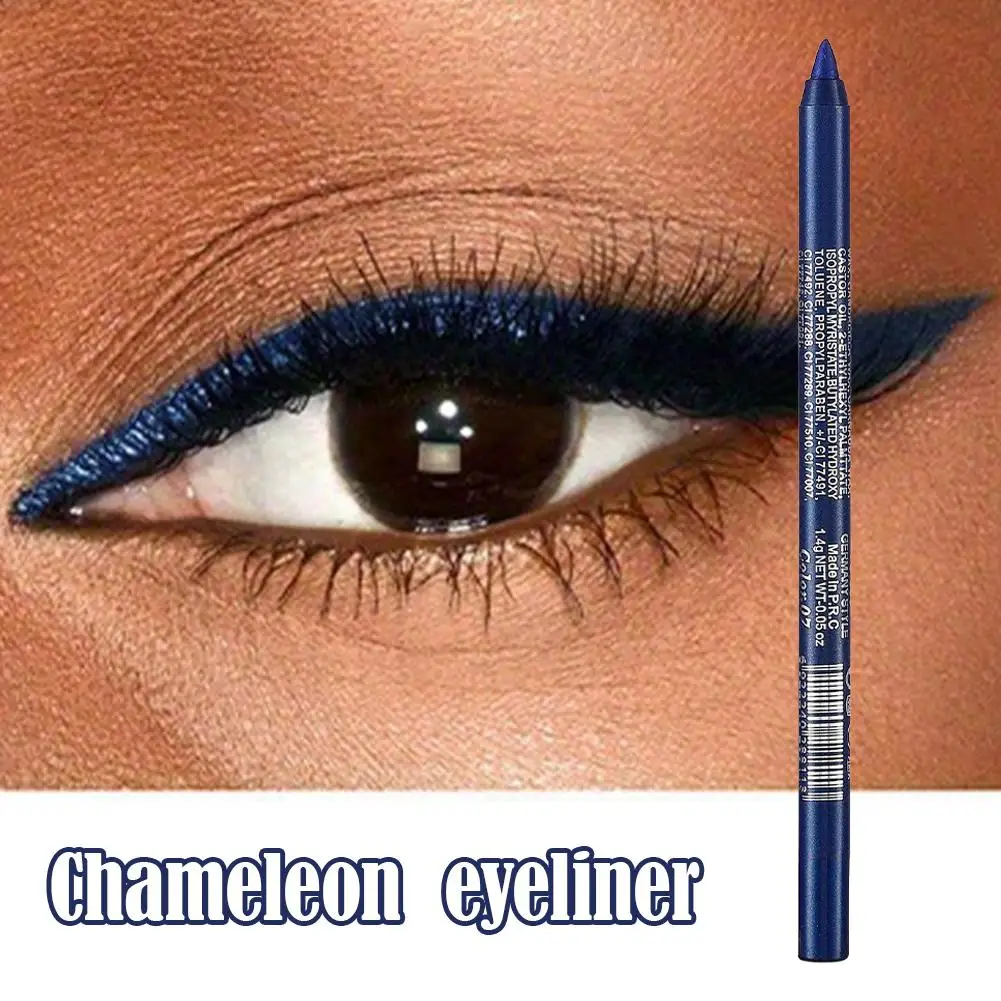 Żelowy eyeliner w pisaku z efektem perłowego brokatu, wielofunkcyjny, cień do powiek i eyeliner w jednym, długotrwały makijaż, gładki, perłowy.