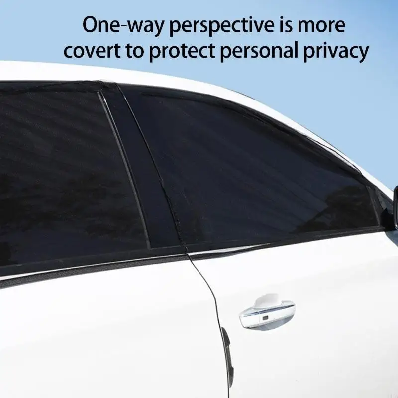4Pcs Upgrades Car Window Mesh Panels Suitable for Protection & Insect Defense