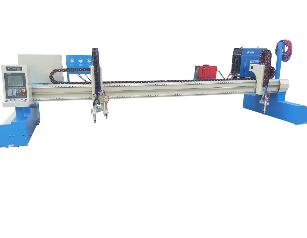 آلة قطع البلازما CNC الثقيلة الدقة لأنابيب الحزام 220 فولت محرك متدرج الصلب الصناعات الأساسية مكونات الترس