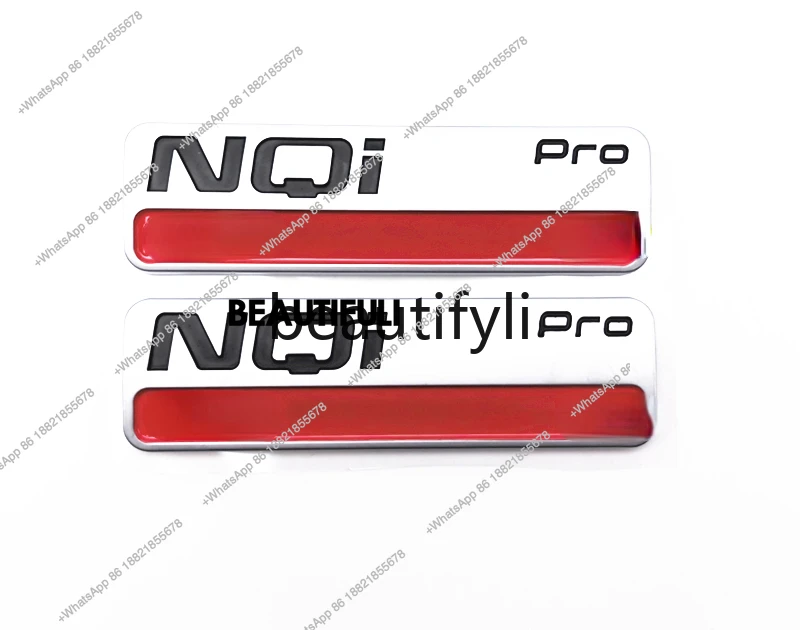 Electric new original car logo logoNQi/NGT/UQi + logo car body hard label original factory