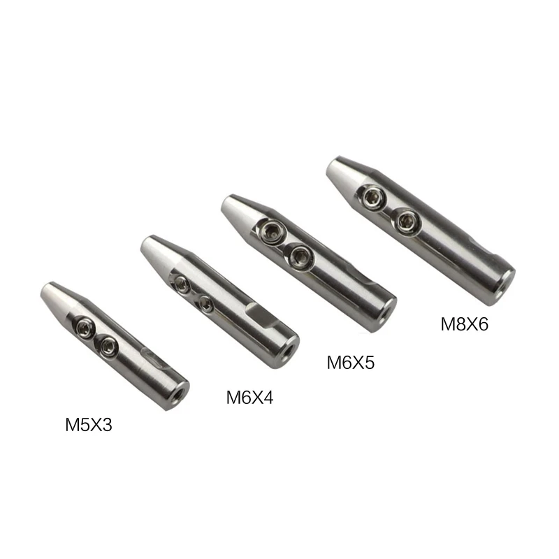 

1pcs 316 Stainless Steel Cable Railing Thread Fittings Wire Rope Tensioner Receiver Terminal End Toggle 3mm 4mm 5mm 6mm