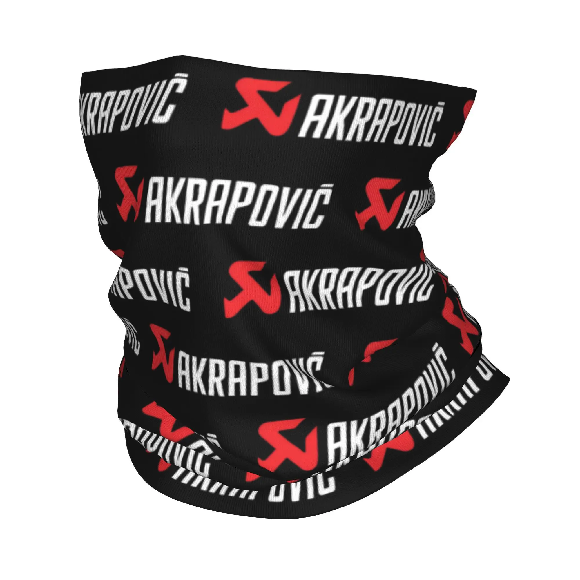 

Akrapoviccs Logo Merch Bandana Neck Gaiter Motorcycle Magic Scarf Multifunctional Hiking Headwear Unisex Breathable
