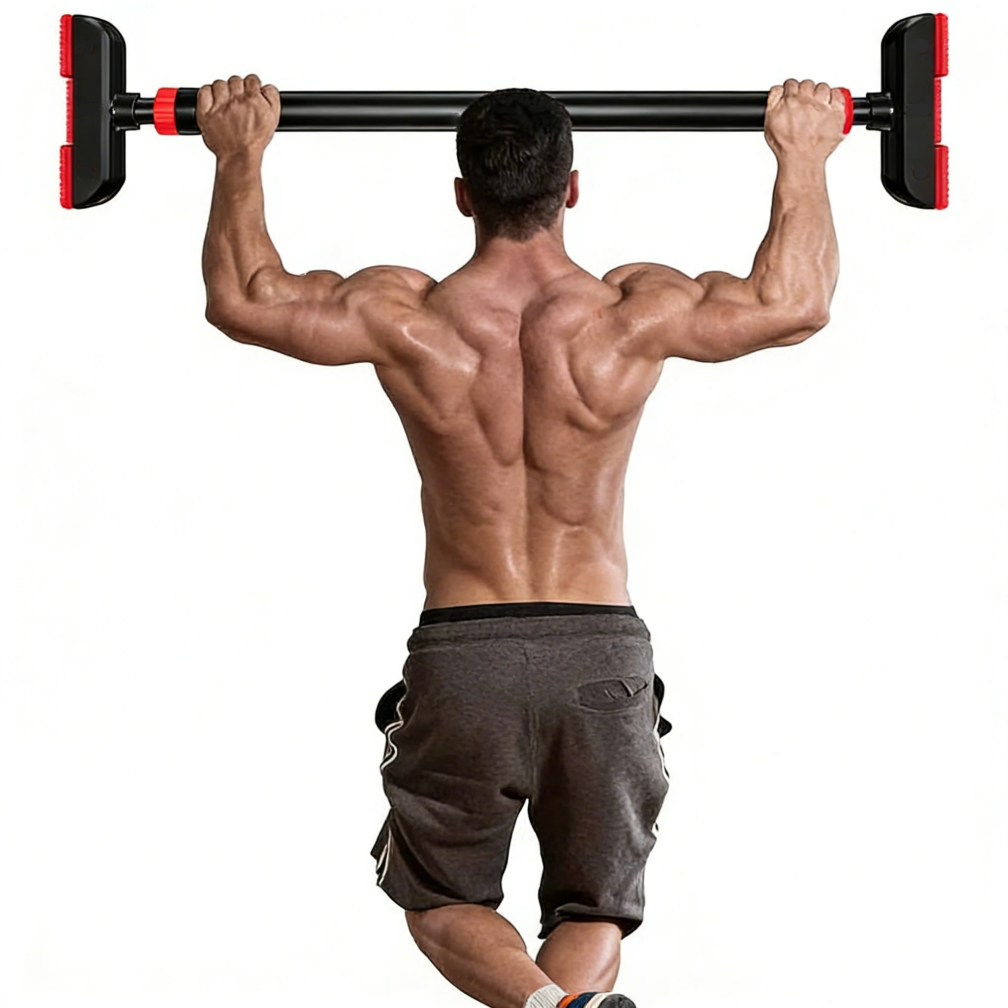 

Турник для силовых тренировок с регулировкой высоты и шириной для домашнего спортзала, для тренировки верхней части тела