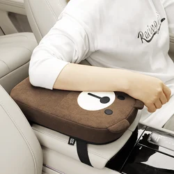 Car armrest cushion car cute raise universal middle cover central memory cotton advanced raised elbow bracket