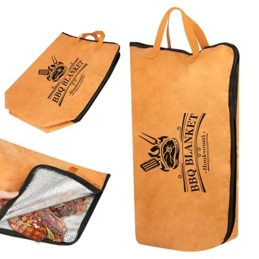 

BBQ Blanket for Resting Meat, Smoker Meat Resting Blanket, Reusable Smoker Grilling Meat Insulated Resting Bag with Wide Mouth