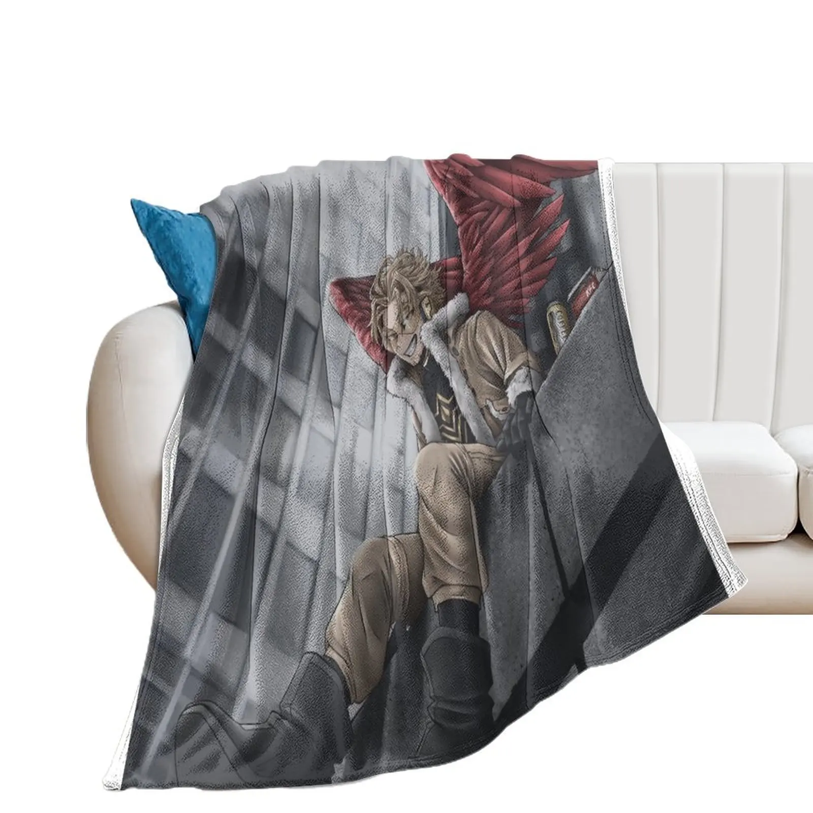 

Roofs Edge Hawks Throw Blanket Beautifuls decorative Bed linens Blankets