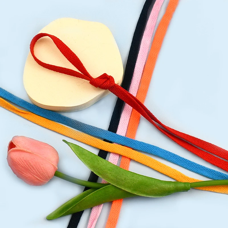 

10Meters 10mm Colored Cotton Cord Flat Hollow Rope Sports Clothes Decor Drawstring Shoelace DIY Garment Sewing Accessories