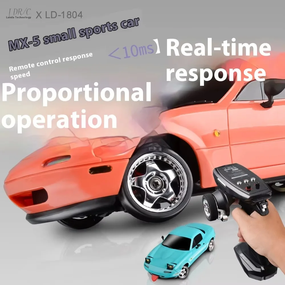 Spot Ld1804 Mx5 Advanced Edition Rc Drift Car Rc With Gyroscope Rear Wheel Drive Toy Car Model Parent Christmas Present Rc Car