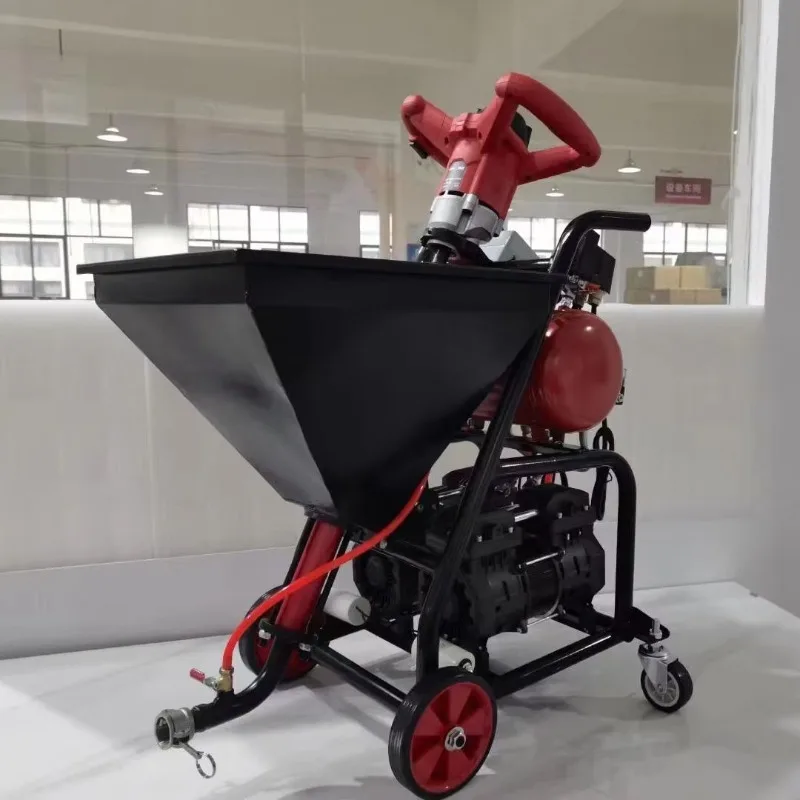 Construction Tools High Pressure Cement Grouting Spraying Plaster Machine Waterproof Grout Injection Pump with Air Compressor