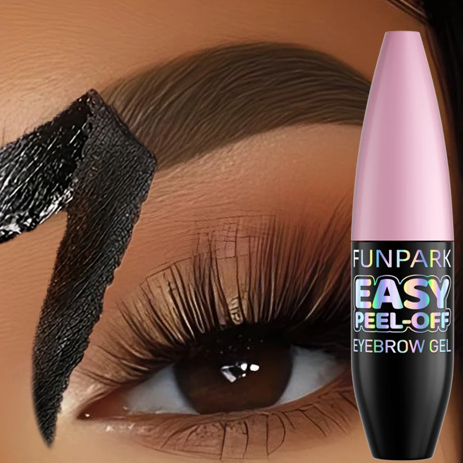 Teinte de tatouage imperméable pour sourcils, 5 couleurs, avec pochoirs, teinte semi-permanente, Gel à sourcils longue durée, maquillage, cadeaux