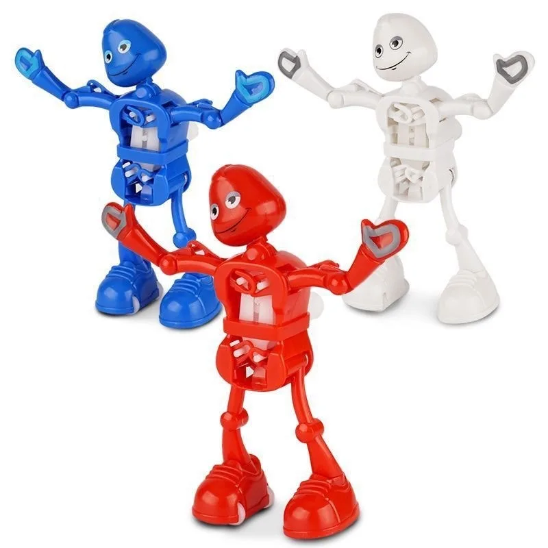 

Windup Dancing Robot Winding and Swinging Creativity Twisted Waist Split Children Wind Up Toy