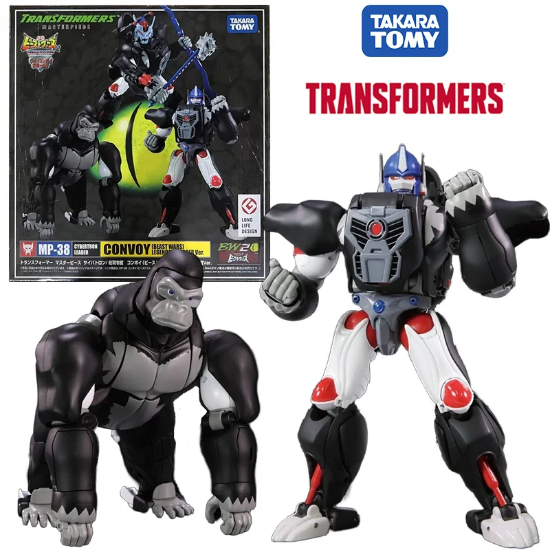 Takara Tomy Transformers Masterpiece MP-38 Convoy Beast Wars Legendary Leader Ver. 15Cm Original Action Figure Model Toy Gift