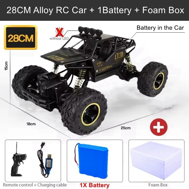 Oike RC Auto Afstandsbediening Klimvoertuig Buiten All Terrain Off-road Vrachtwagens 4WD Racing Drift Cars Speelgoedcadeau voor kinderen Volwassenen