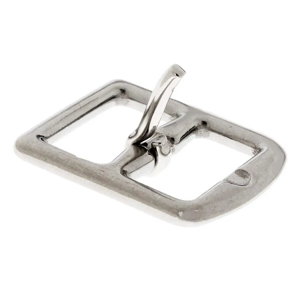 

MagiDeal Stainless Steel Stirrup Belt Buckle 45mm x 35mm Stainless Steel Buckle for Horse Riding Stirrup Belt