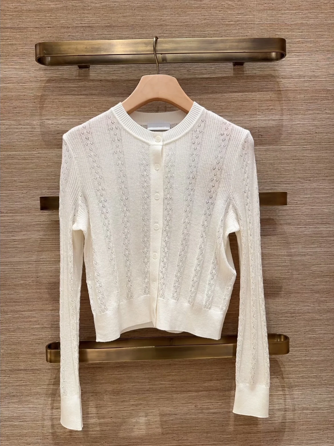 

HEIDD Early Spring 2026 Women's Knitted Wool Sweater Vertical Ribbed Color Versatile 2 Colors Commute Sle Regular Fit