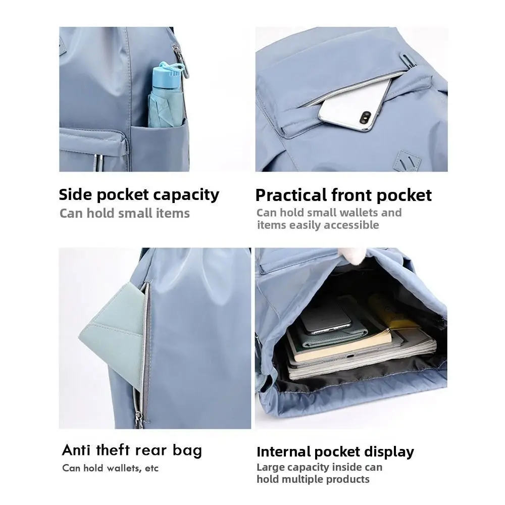 

Trendy Water-Resistant Gym Backpack Large capacity Comfortable Gym Bag Multi-functional Simple Beach Swim Bag for Women Men