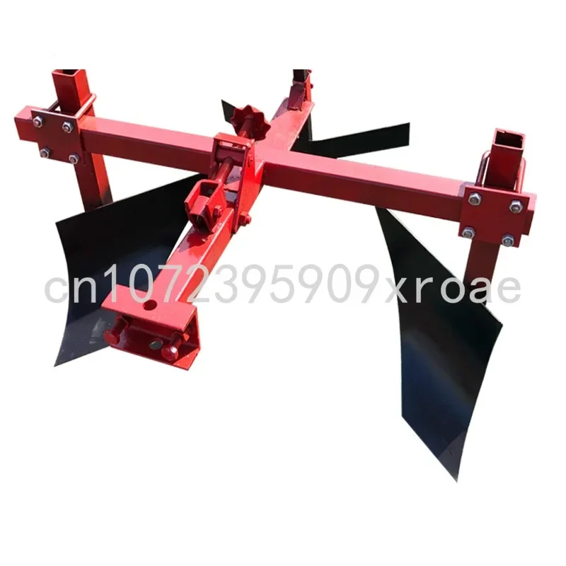 Walking tractor rotary tiller accessories ridging device