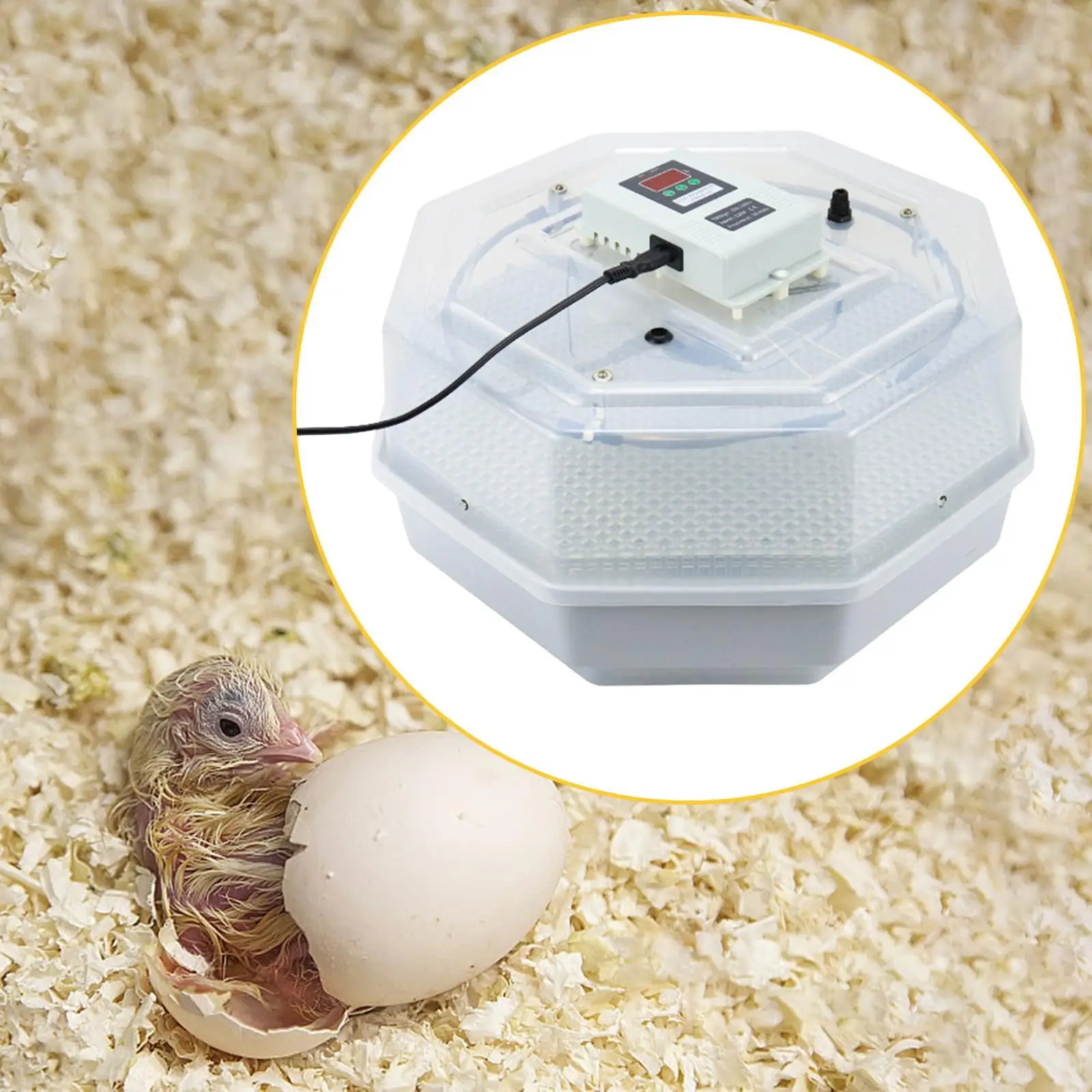 Egg Incubator Smart Automatic Egg Turning Incubator for Turkey Duck Parakeet