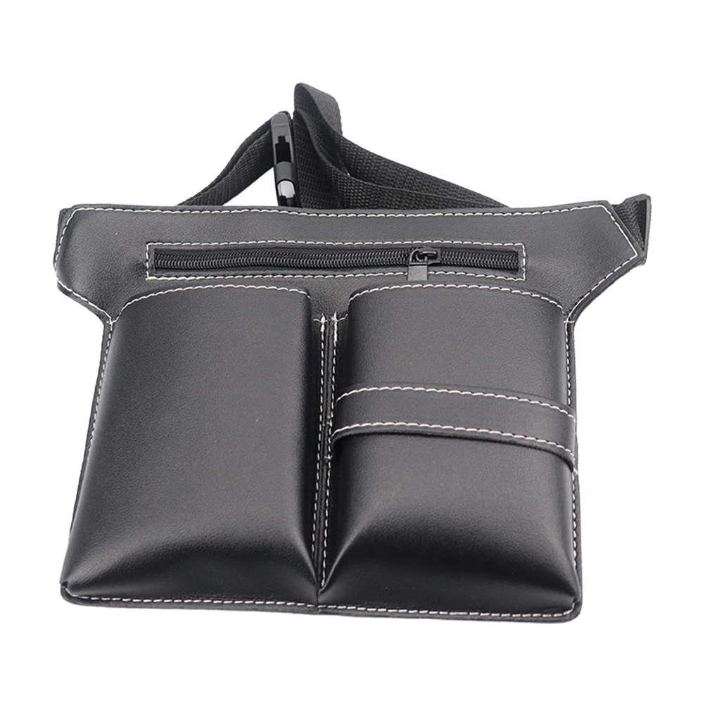 

Waterproof Hairdressers Waist Bag Large Capacity Hair Tools Storage Pouch Hair Salon Supplies Scissors Holder Adjustable Black
