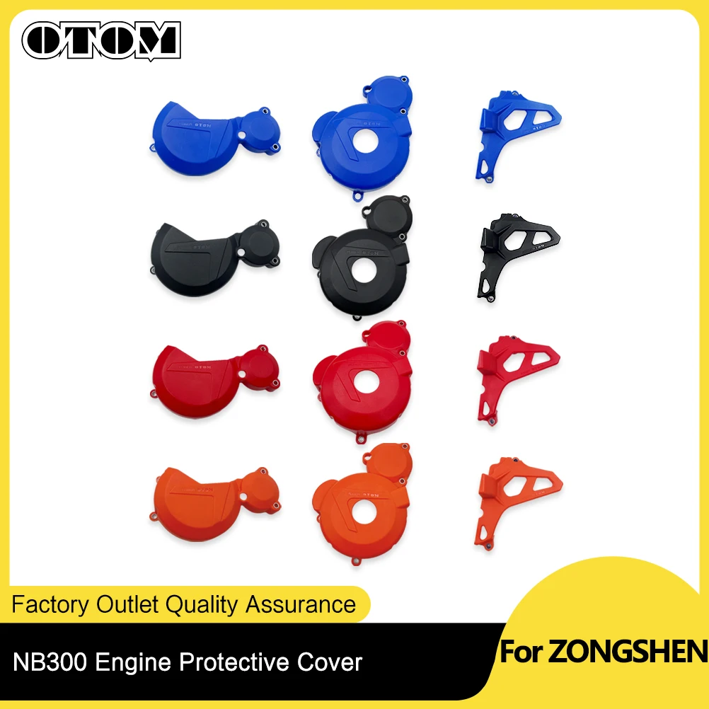 Motorcycle Clutch Guard Water Pump Cover Ignition Protector For ZongShen NB300 ZS174MN-5 CBS300 ZS174MN-3 Engine KAYO GUIZUN BSE