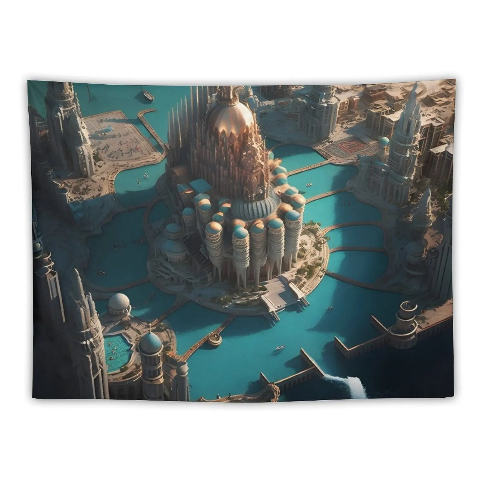 

Rising From the Depths: The Mystery of Atlantis Tapestry Decor For Bedroom Nordic Home Decor Bedrooms Decor Tapestry