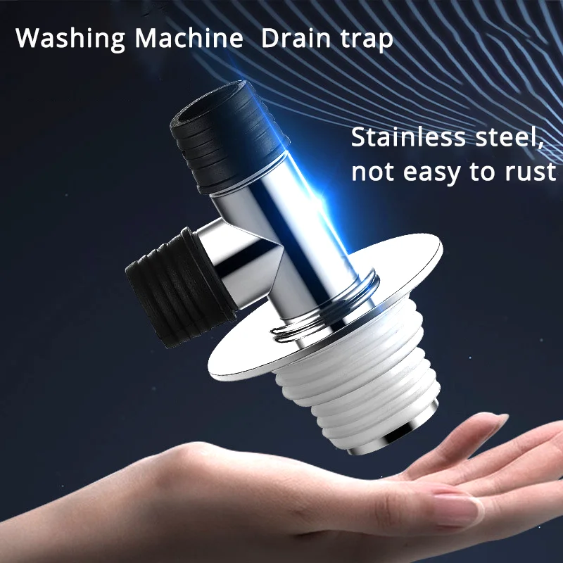 

Washing Machine Drainage Smell Adapter Drain Floor Cover Lateral Drainage Deodorant Drain Hose Seal Sewer Odor Blocking Trap