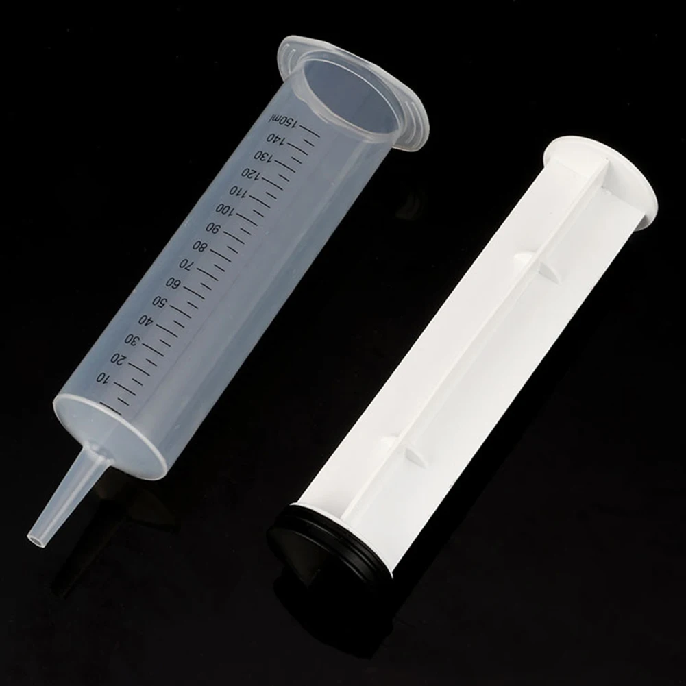 20-150ML Reusable Liquid Syringe Glue Filling Plastic Syringe Nutrient Sterile Without Needle Watering Refilling for Hydroponics