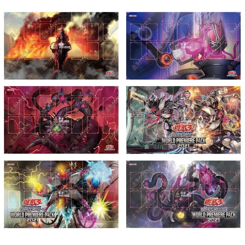 Nuova serie Myutant 60x35 cm Yu-Gi-Oh! Tappetino per carte collezionabili Myutant GB-88 Myutant Mutant Card Grid Tappetino per giochi da tavolo in gomma singola