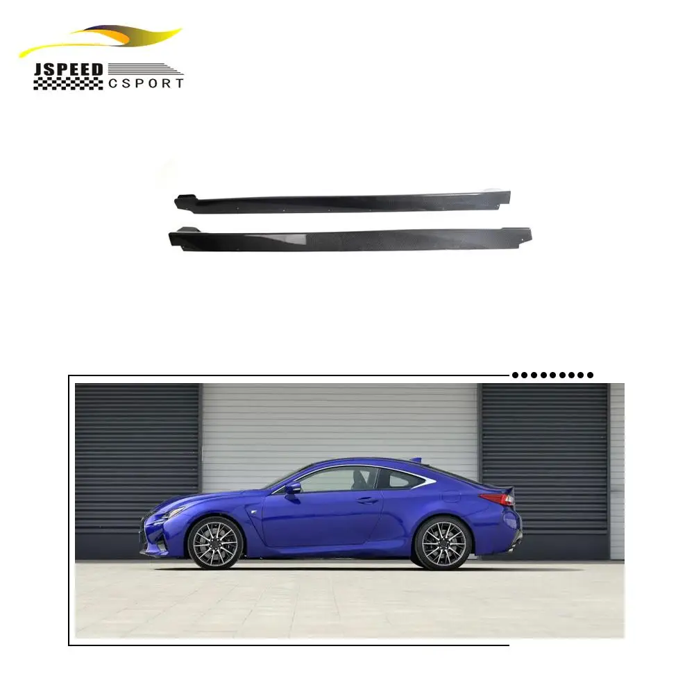 

Suitable for Carbon fiber side skirts are Suitable for Lexus RC-F 2015-2018