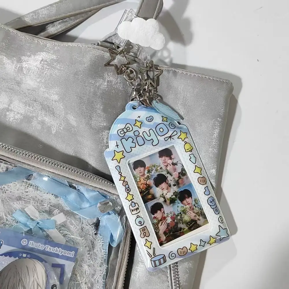 Creative Heart Bag Hanging Buckle Wing Cloud Bag Extender Buckle DIY Transparent Star Keychain Key Ring