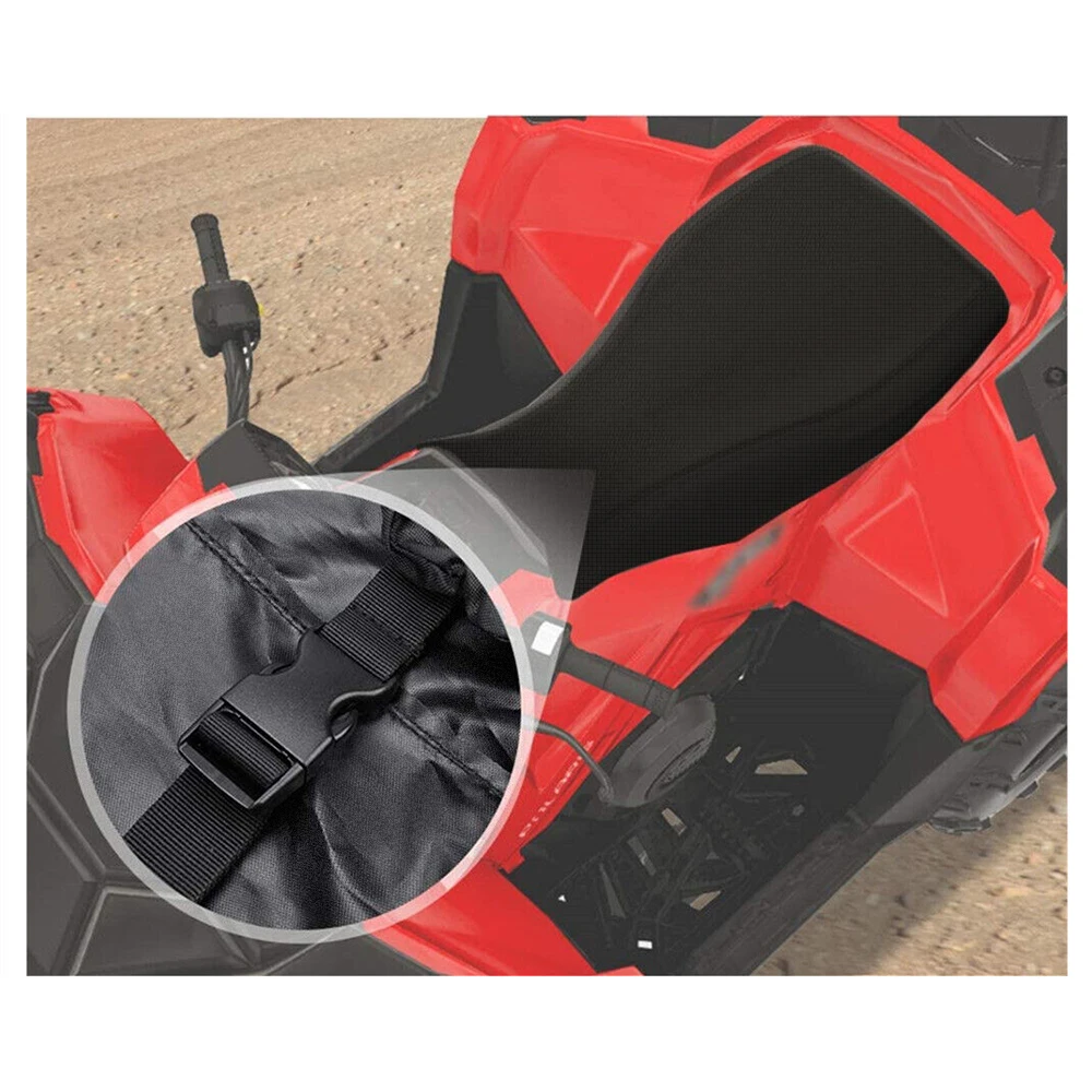 Motorcycle ATV Seat Cover Four Wheeler Seat Cover Water-Resistant Universal Compatible with Polaris Sportsman Fourtrax Can-Am Kawasaki