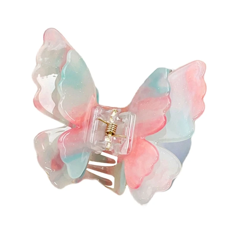 

Delicate Double Layer Butterfly Hair Accessory Enhances Styles Secure Grip Suitable for Daily Wear and Special Event Y166