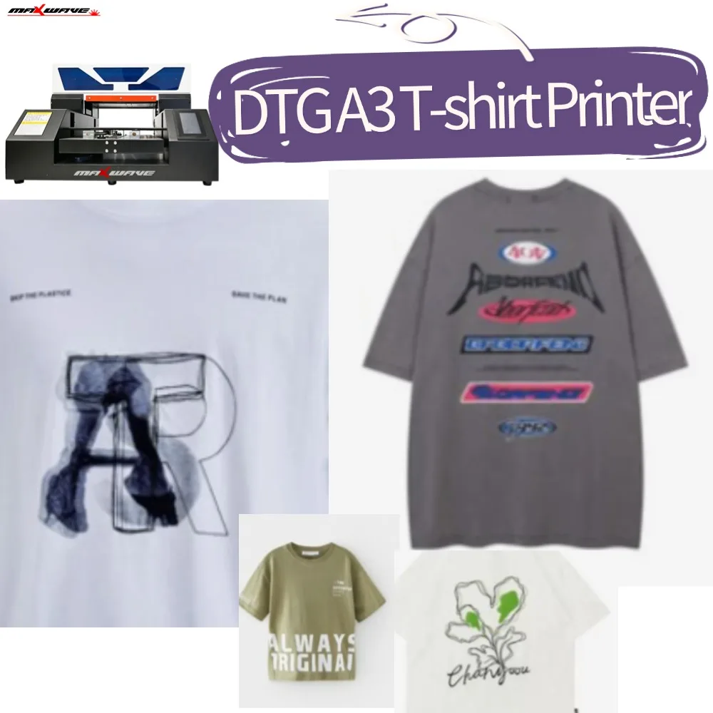 УФ-принтер для текстильной печати MAXWAVE A3 Печать на хлопчатобумажной ткани/цветах Идеально подходит для индивидуального домашнего декора УФ-принтер для текстильной печати MAXWAVE A3 Печать на хлопчатобумажной ткани/цветах Идеально подходит для индивидуального домашнего декора