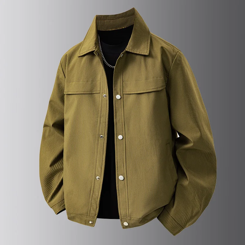 Trendy Workwear Jacket Loose Top Cool Lapel Casual Versatile Spring Autumn 2025 Style