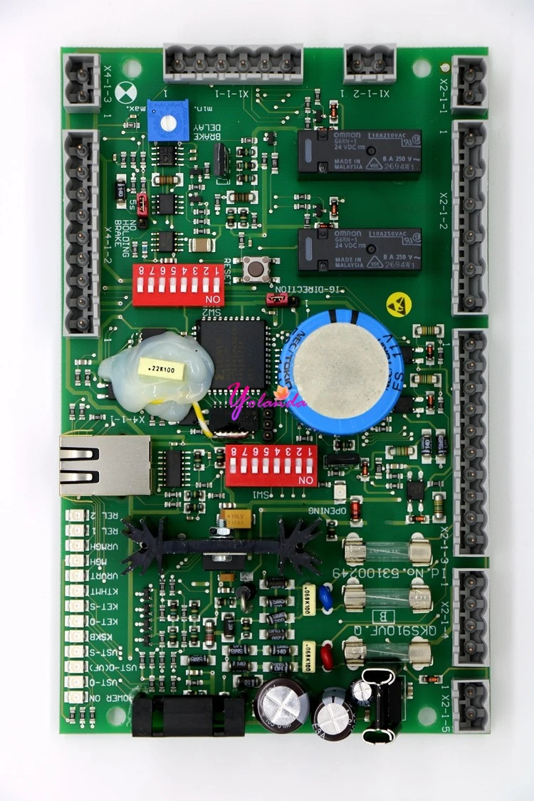 QKS9 10VF.Q ID.NR.53100249 Yolanda Lift Parts For Schindler Elevator 7000 Inverter Board PCB