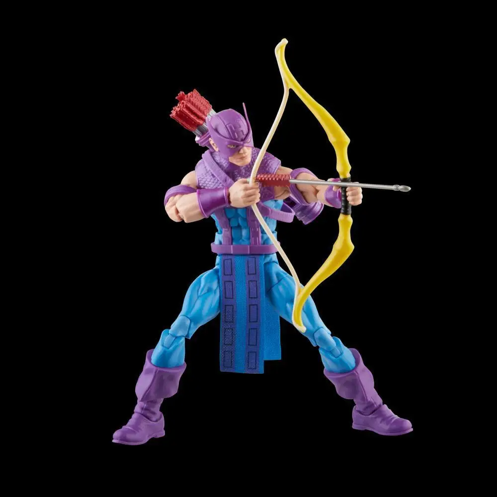 Hasbro Marvel Legends Series Hawkeye com Sky-Cycle Avengers 60o Aniversário Figura de Ação Modelo Toy Boy Presente Novo em Estoque