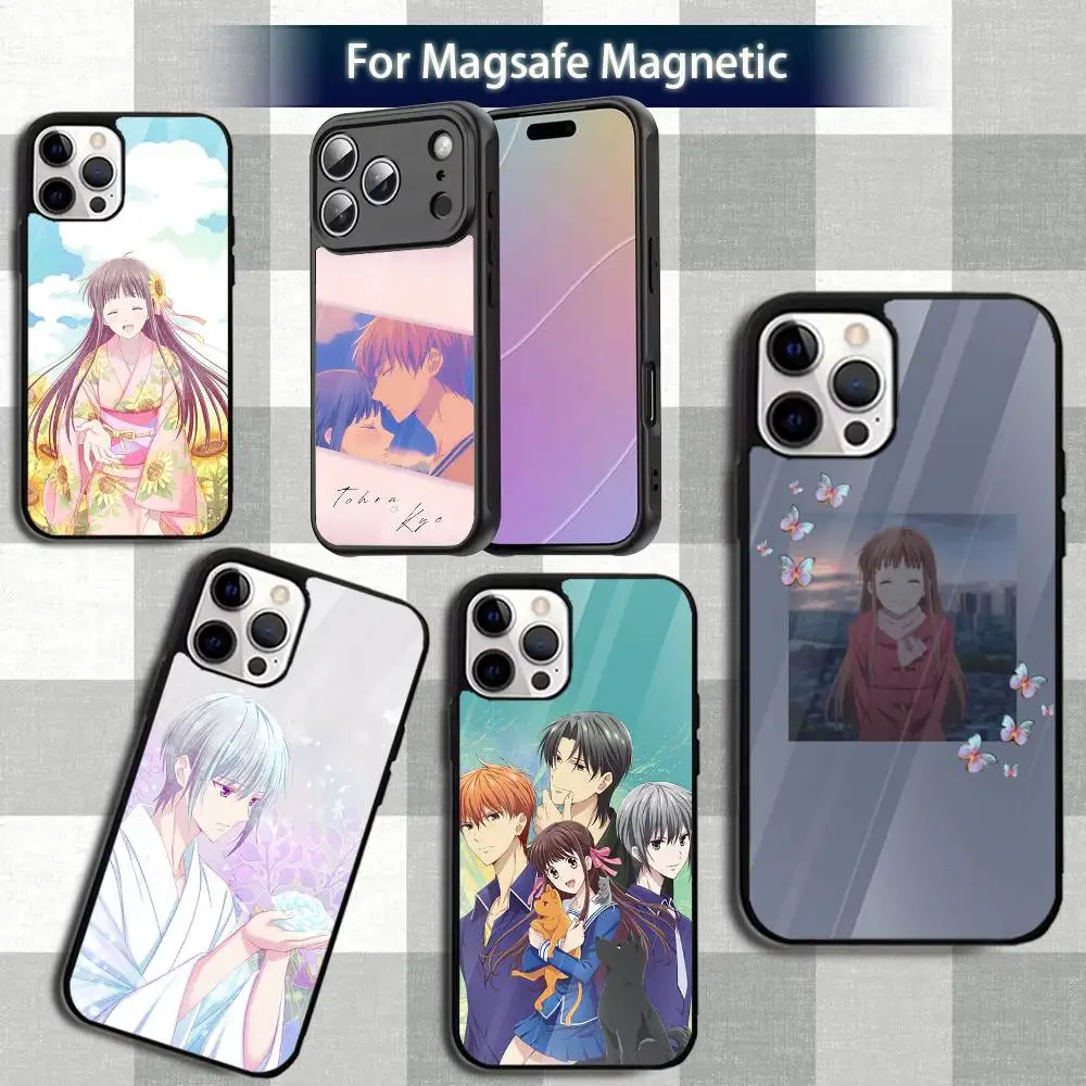 

F-FruitS Baskets Anime Phone Case For iPhone 13,12,15,17,11,16,14,Pro,Max,Plus,Mini,Magsafe,Magnetic Wireless Charging Case