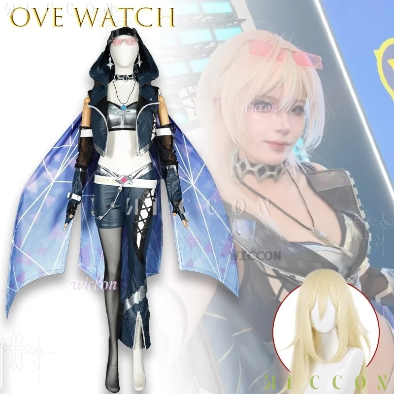 ​​Ove Watch Freya Cosplay Costume Idol Collaboration Skin Women Outfit Game Character Suit Comic Con Halloween Stage Role Play