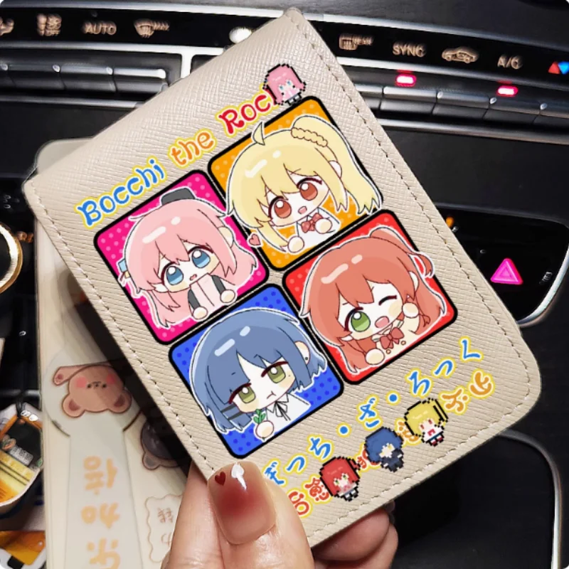 

Аниме Бокки Рок! Ijichi Nijika модные кошельки с героями мультфильмов, кошелек из искусственной кожи, держатель для карт, сумка для денег, подарок B1917, косплей