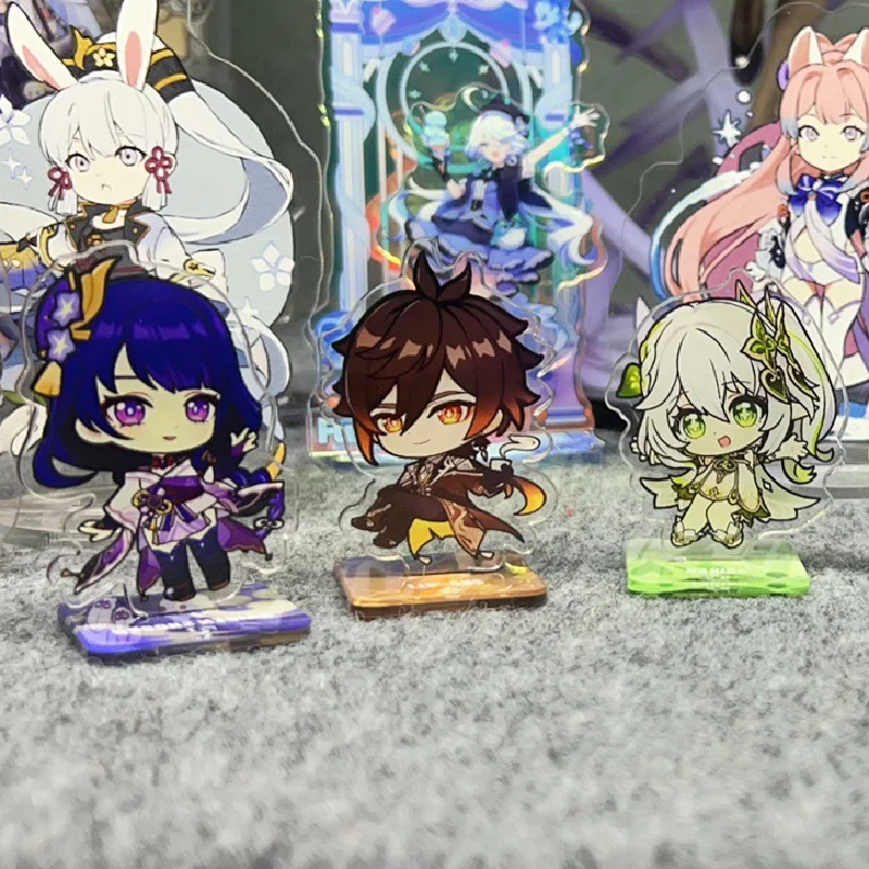 Genshin Impact Furina Nahida Acrilico Cosplay Stand Modello Piastra Figurina Ornamento Figura Accessorio Desktop Moda Regalo Prop
