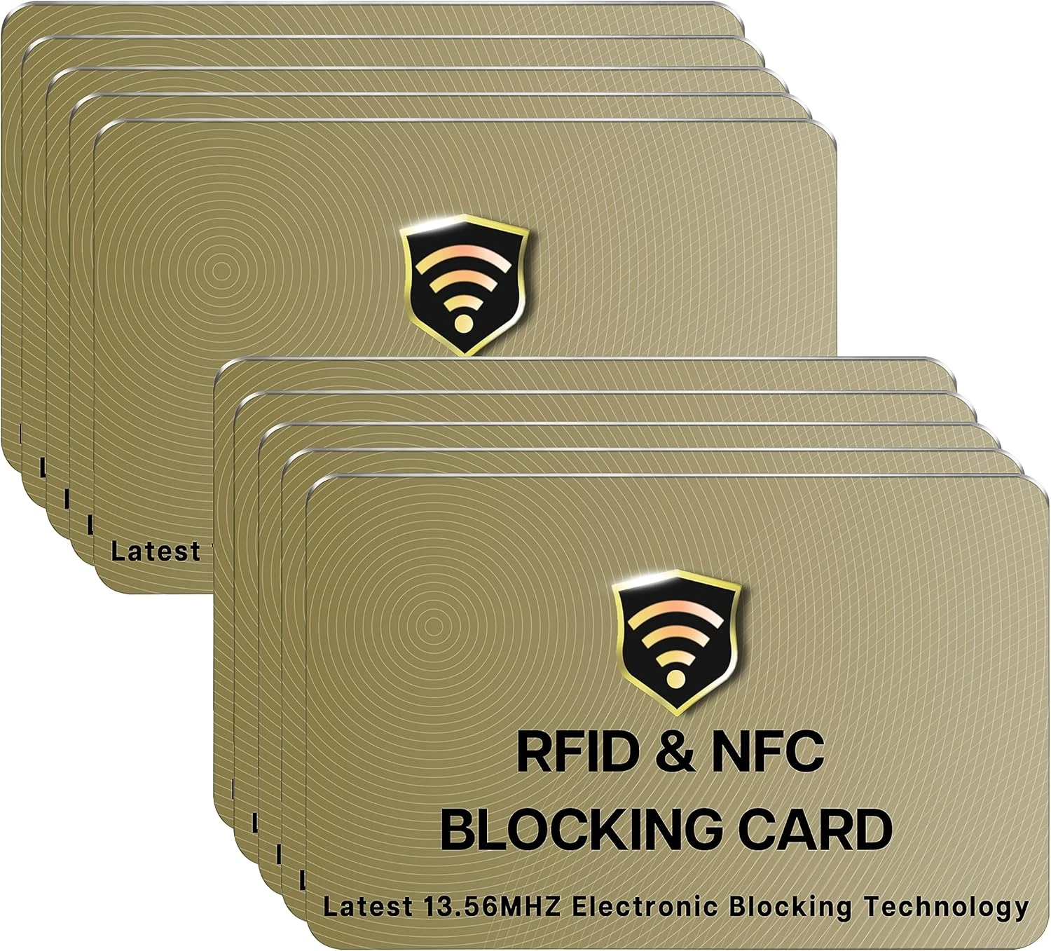 10/5Pack Card Protects Entire Wallet Purse For Men & Women, NFC Contactless  Bank Debit Credit Card Protector ID ATM Guard Card - AliExpress 1524