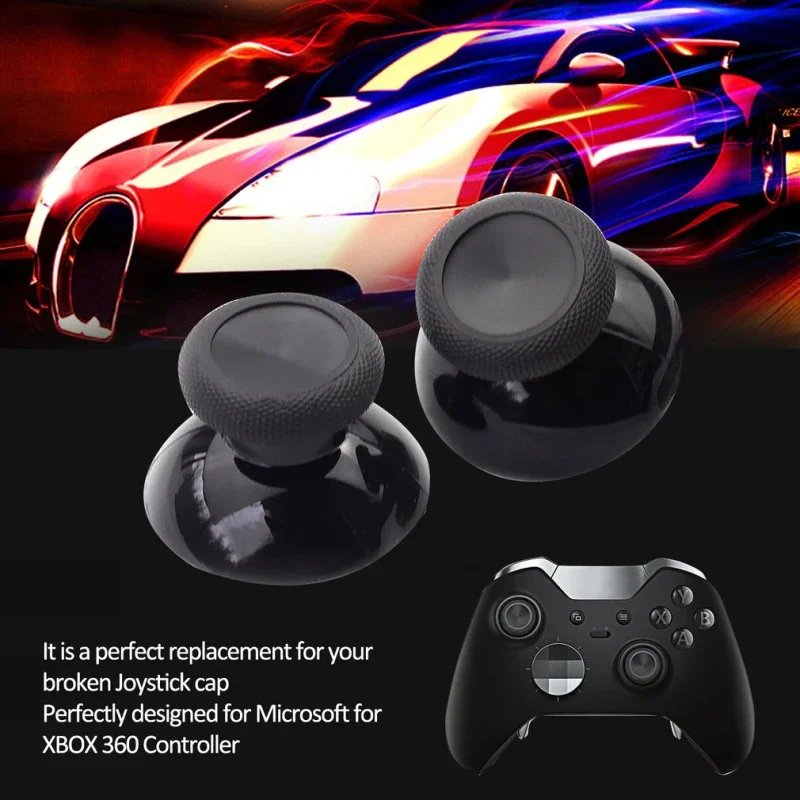 Non-slip 3d Analog Joystick Thumbstick Gamepad Button Game Head Rocker Replacement for PS4 Xbox One Game Controller
