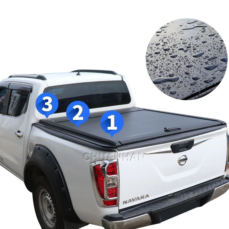 

Hard Aluminum Roller Shutter Tonneau Cover Pickup Truck Bed Cover Ranger for gmc sierra 1500 Jeep Gladiator