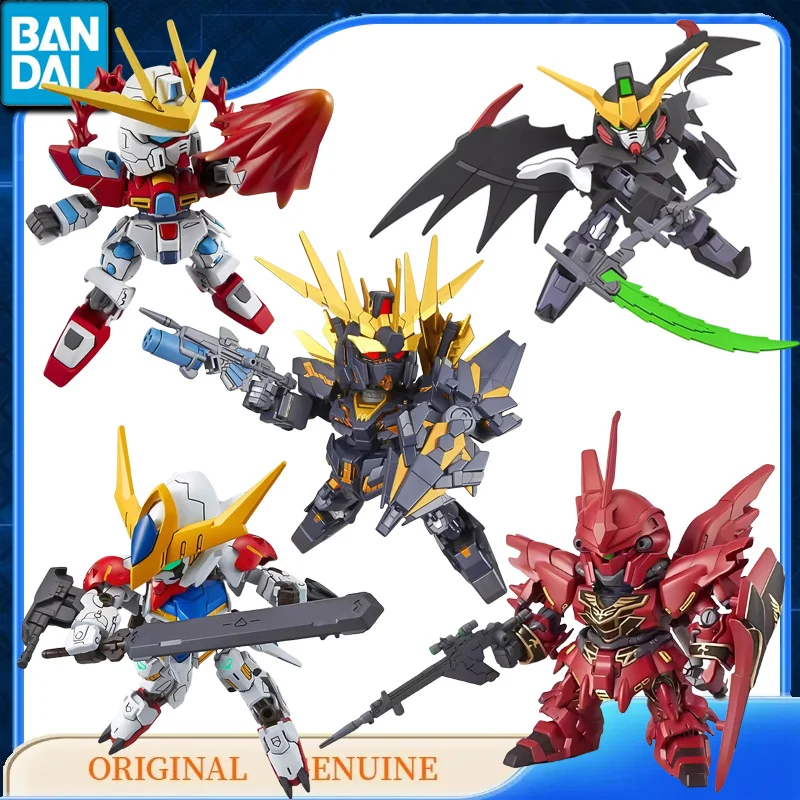 Bandai original genuíno sdex gundam RX-78 xxg zmmf strike barcatos anime figuras de ação brinquedos crianças presente montagem modelo ornamentos