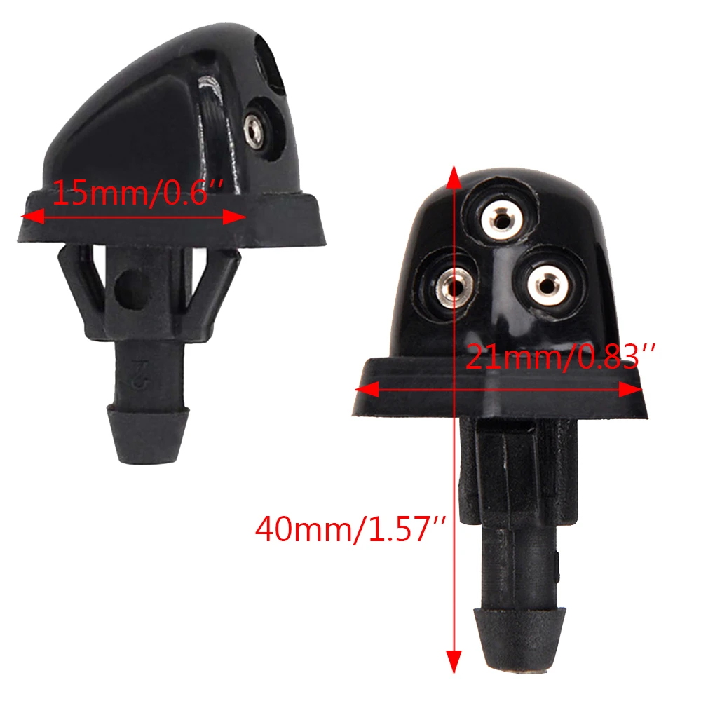 2pcs Car Windshield Water Spray Jet Nozzle Windscreen Wiper Washer For Suzuki Swift SX4 Grand Vitara Car Accessories