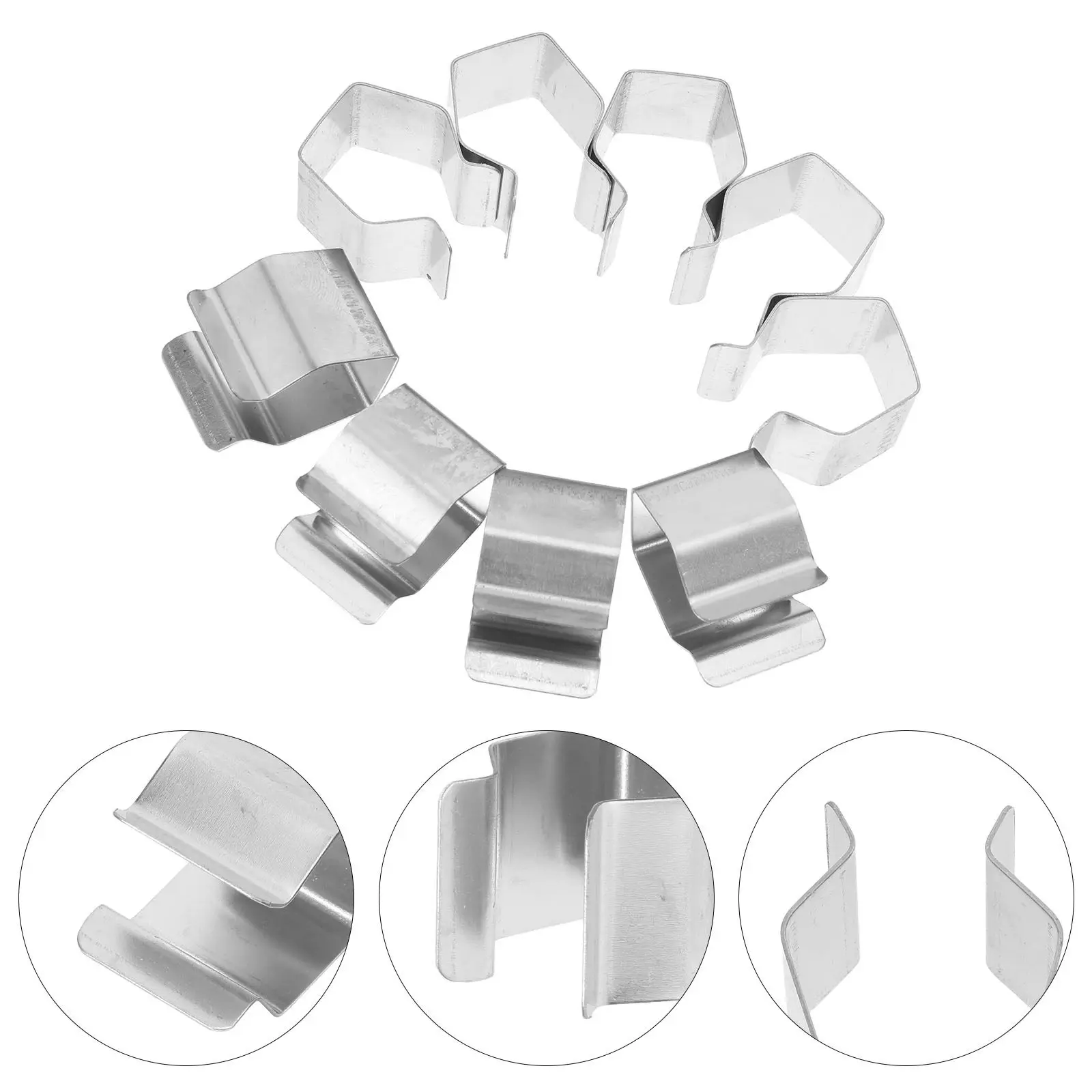 Window Screen Retainer Clips 30 Pack Stainless Steel Frame Fastening Clamps for Patio Doors and Garage