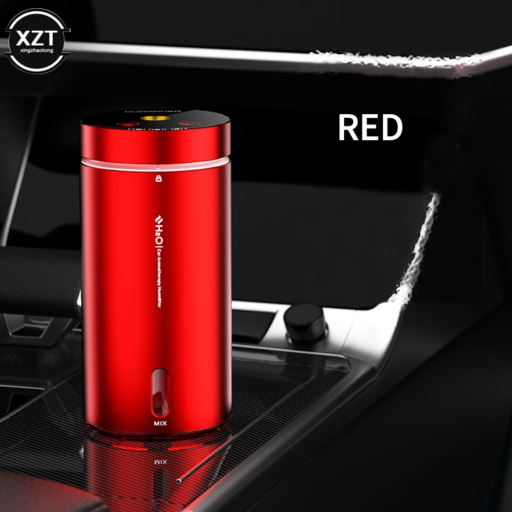 Humidificador de aire para coche, difusor de aceites esenciales de aleación de aluminio, ambientador de 300ml, accesorios para el hogar y la Oficina