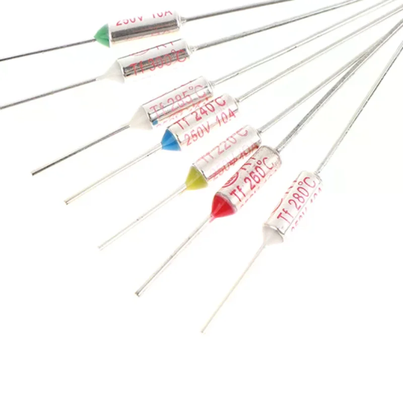 10Pcs Rice Cooker Overheat Fuse TF Thermal Fuse RY 10A 15A 250V Temperature 72C 85C 95 110C 130C 135C 142C 145C 280C 285C 300C