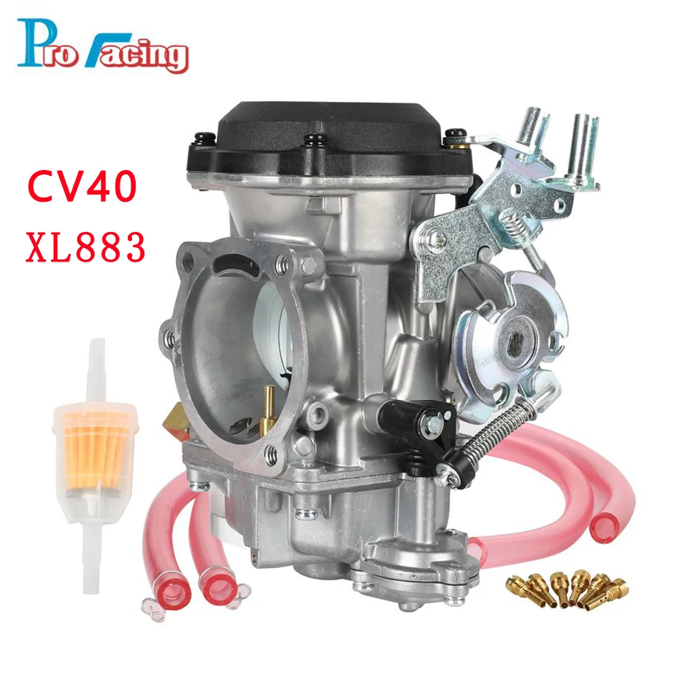 

Carburetor Aluminum 40mm Motorcycle For Harley Davidson Sportster 40mm CV40 XL 883 Softail Dyna For Sportster 1998-Up Dirt Bike